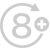 8-direction contouring heads icon
